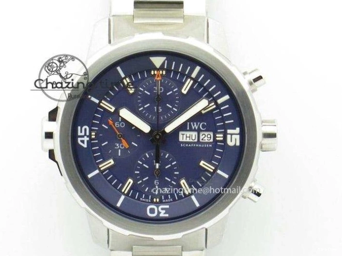 MIROTIME 0218 Aquatimer Chrono IW376803 V6F 1:1 Best Edition Gray Dial on Rubber Strap A FlexibleFit 7153